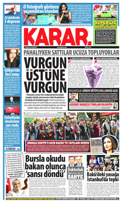 Karar manşeti