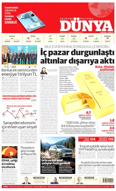 Dünya manşeti