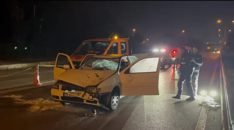 Bursa'da Otomobilin Çarptığı Yaya Hayatını Kaybetti