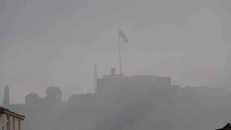 Kars'ta Yoğun Sis Hayatı Olumsuz Etkiledi