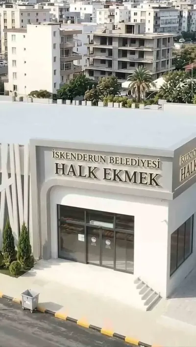 İskenderun Halk Ekmek Fabrikası İçin Temel Kazısı Başladı
