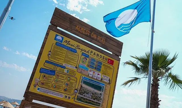 Aliağa'da Mavi Bayraklı plaj sayısı 3'e yükseldi