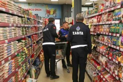 Meram Belediyesi Zabıta Ekiplerinden Marketlerde Kapsamlı Denetim