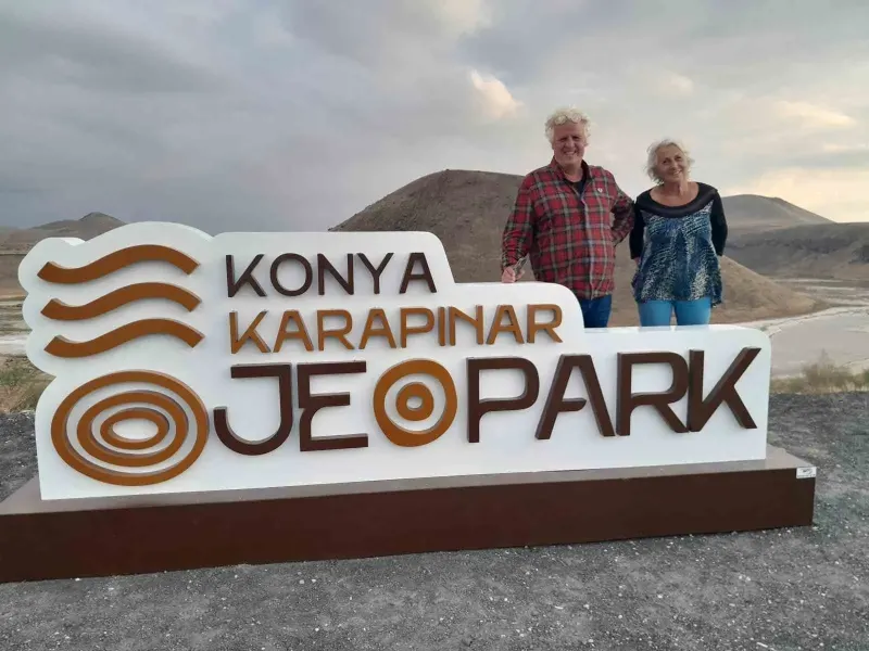 Fransız Karavan Gezginleri Konya'daki Meke Gölü'ne Hayran Kaldı