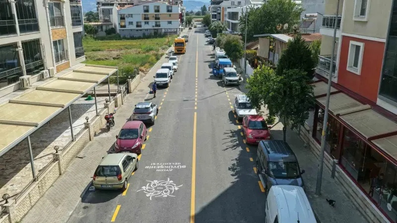 Aydın Efeler İçin Altyapı Sonrası Göksu Caddesi Yenilendi