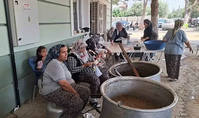 Çimentepe'de birlik ve beraberlik için kazanlar kaynadı
