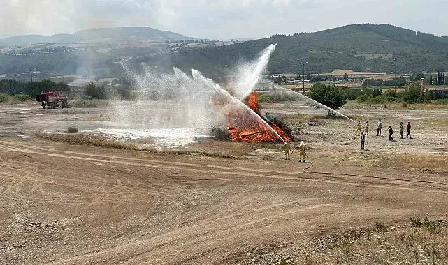 Osmaniye'de orman yangınlarına karşı özel timler tatbikatta buluştu