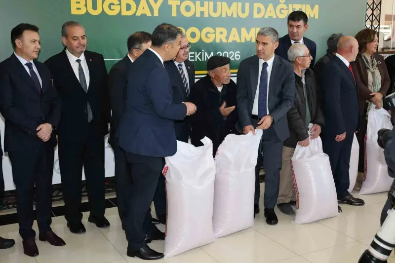 Afyonkarahisar'da Üreticilere Yüzde 50 Hibeli Buğday Tohumu Desteği
