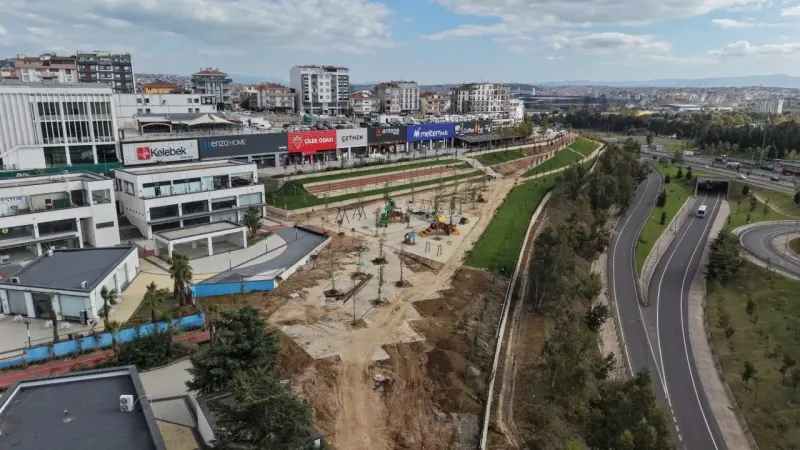 Çayırova'daki Fatih Sultan Mehmet Parkı Projesinde Sona Yaklaşıldı