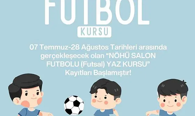 NÖHÜ'de çocuklara yönelik futsal yaz kursu başlıyor