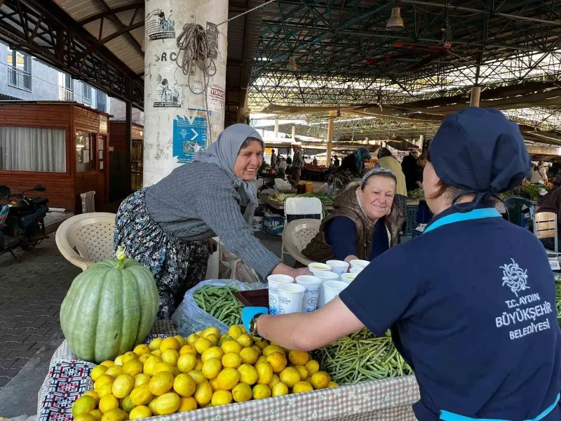 Aydın Pazar Yerlerinde Sıcak Çorba İkramı Başladı
