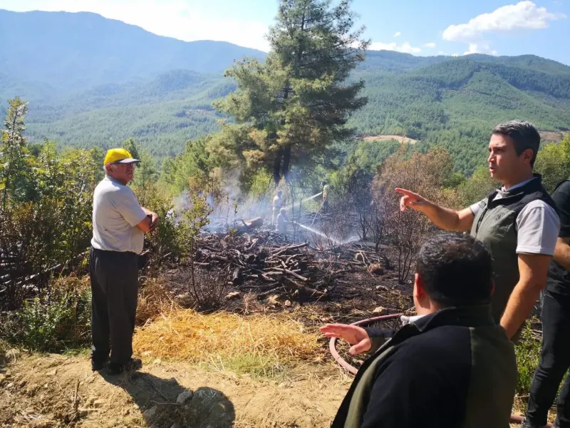 Burdur Bucak'ta Çıkan Orman Yangını Kontrol Altına Alındı