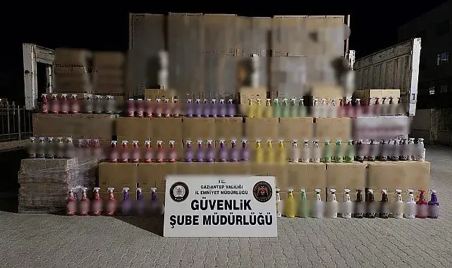 Gaziantep'te 3 milyon 500 bin TL değerinde sahte temizlik ürünü ele geçirildi