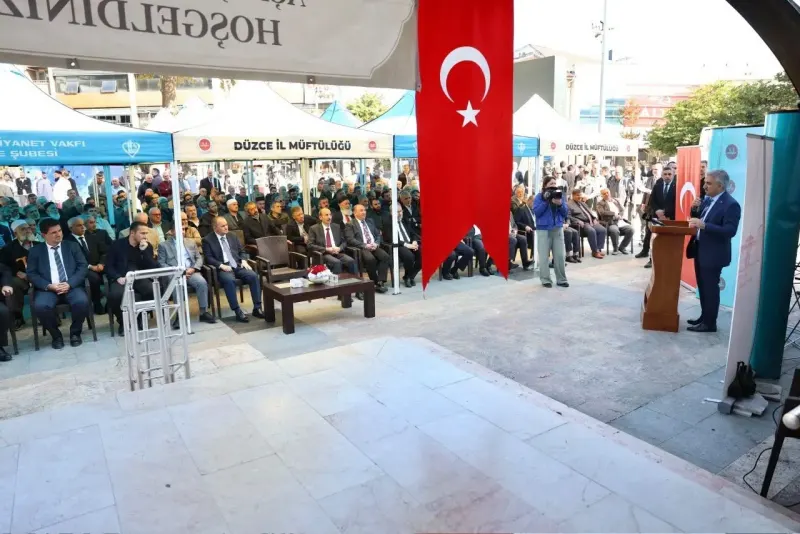 Düzce Şehrinde Camiler ve Din Görevlileri Haftası Coşkuyla Başladı