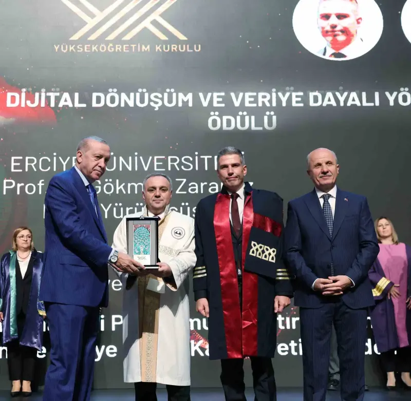 Erciyes Üniversitesi Projesine YÖK Tarafından Büyük Ödül Verildi