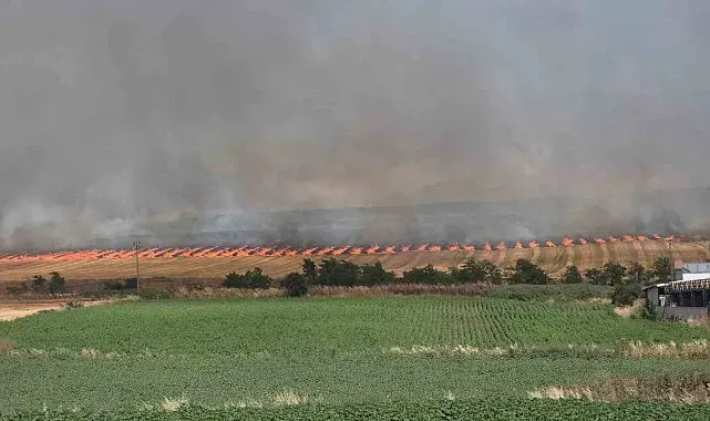 Bandırma'da korkutan yangın