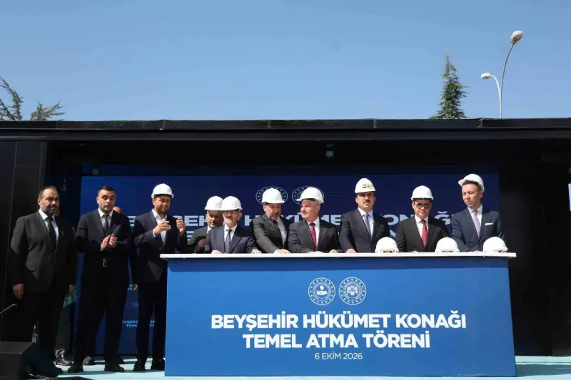 Beyşehir’de Yeni Hükümet Konağının Temeli Atıldı Ve Yakamanastır Tabiat Parkı Açıldı