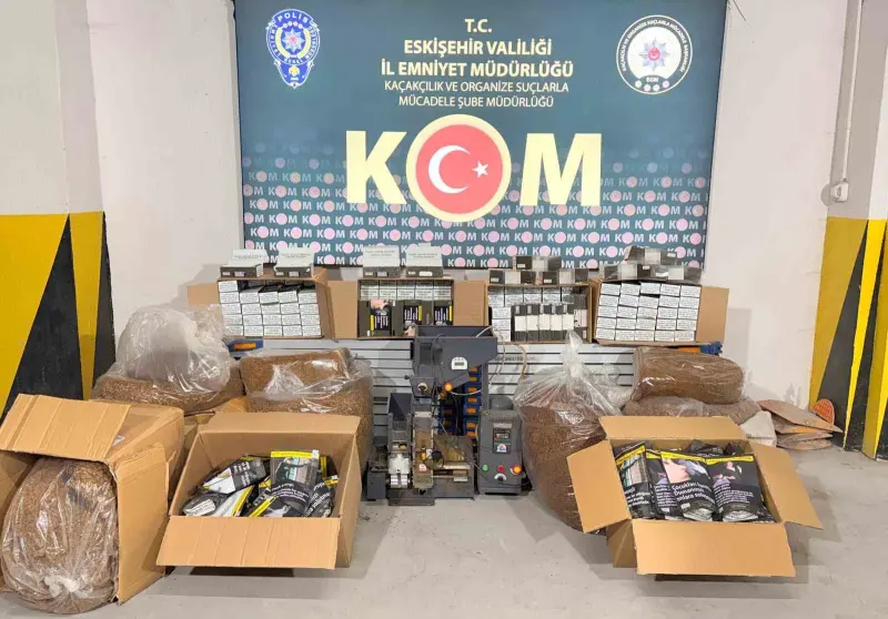 Eskişehir'de Kaçak Tütün Ve Alkol Operasyonunda 1 Tutuklama