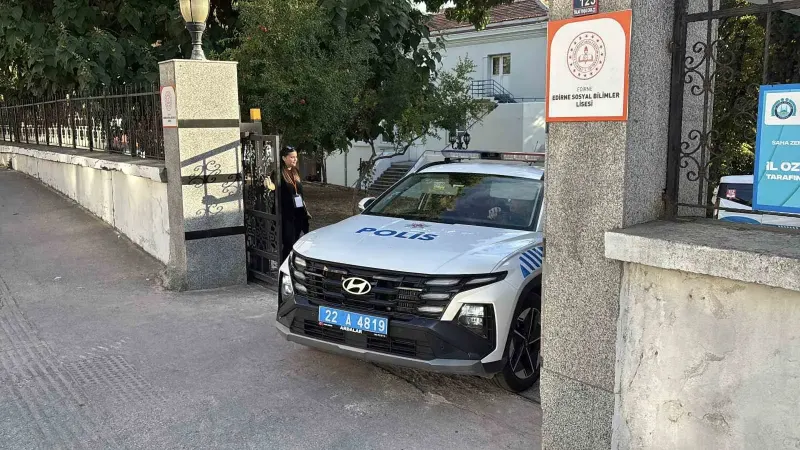 Edirne Sosyal Bilimler Lisesi'ndeki Kimyasal Koku Panik Yarattı