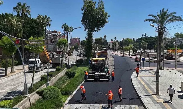 Tarsus'ta kavşak düzenleme çalışması tamamlandı