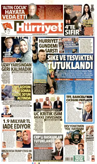 Hürriyet manşeti