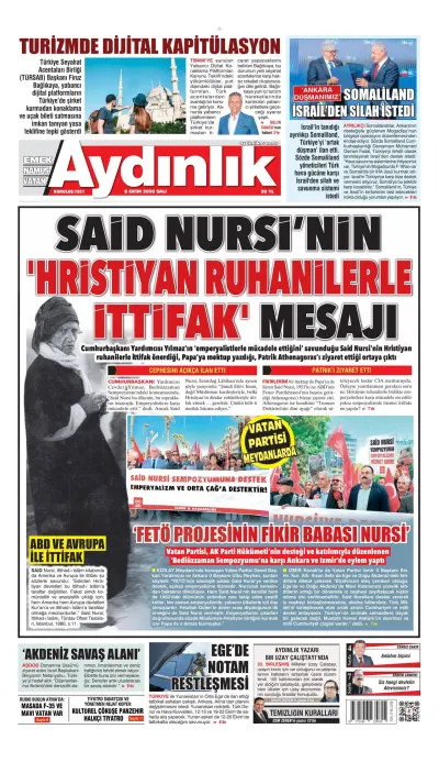 Aydınlık manşeti