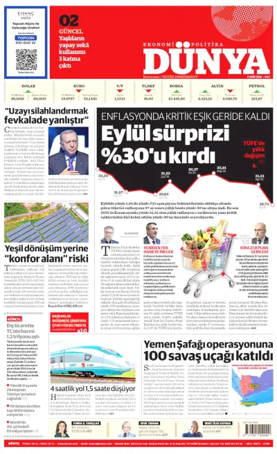 Dünya manşeti