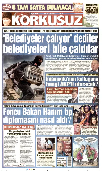 Korkusuz manşeti