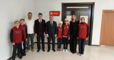 Erzurum İl Müftülüğü'ne Öğrencilerden Anlamlı Ziyaret