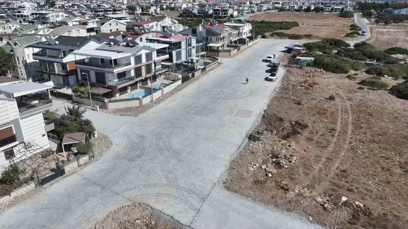 Didim Belediyesi Tarafından Yürütülen Parke Taşı Çalışmaları Hız Kesmeden Sürüyor