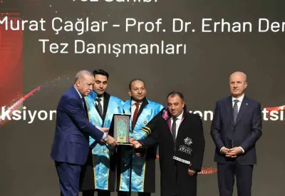 Erzurum Teknik Üniversitesi Matematik Alanında Yılın Doktora Tezi Ödülünü Aldı
