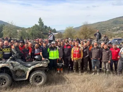 Bozüyük İlçesinde Düzenlenen Etkinlikte Yüz ATV Aracı Bir Araya Geldi