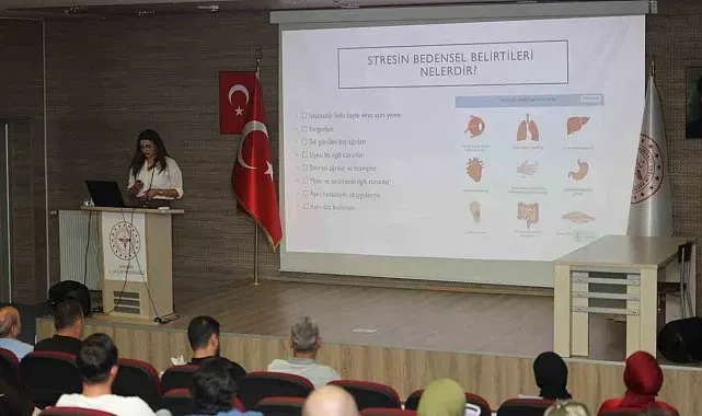 Bayburt İl Sağlık Müdürlüğünden personele stres yönetimi eğitimi