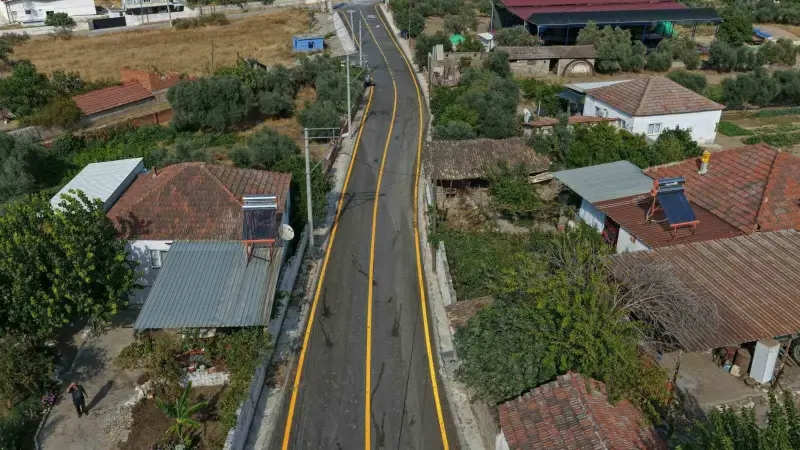 Aydın Büyükşehir Belediyesi Dereköy Mahallesi Yol Çalışmalarını Tamamladı
