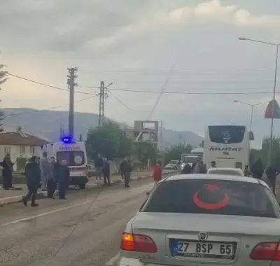 Adıyaman'da Yolcu Otobüsünün Çarptığı Yaya Yaralandı