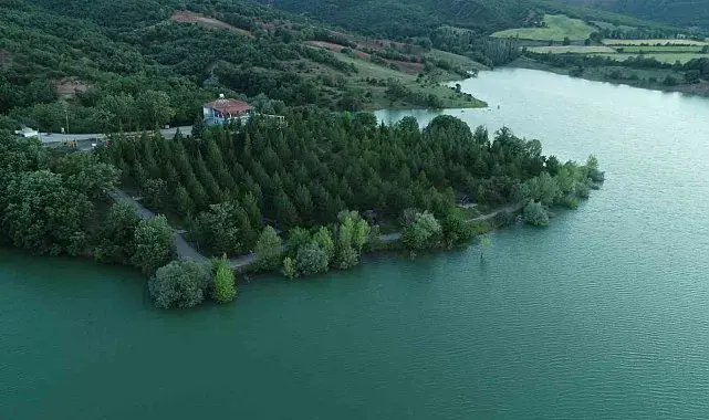 Yozgat'ta yeşilin her tonu saklı güzellik Pelitli Göl'de