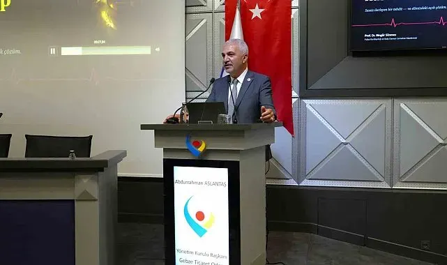 Gebze Ticaret Odasından iş dünyasına yönelik "kalp sağlığı" söyleşisi