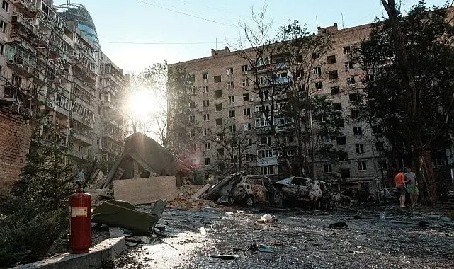 Rusya Kiev'i vurdu: 10 ölü, 56 yaralı