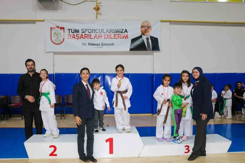 Sivas'ta Düzenlenen Karate Şampiyonasında 200 Sporcu Madalya İçin Ter Döktü