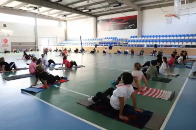 Nazilli Belediyesinin Düzenlediği Ücretsiz Sabah Sporları Kursu Başladı