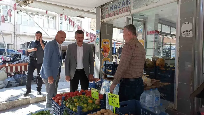 Havza'da Sel Felaketinden Etkilenen Esnafa Kaymakam Serin'den Ziyaret