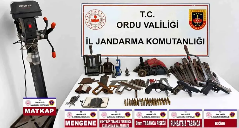 Ordu Merkezli Jandarma Operasyonunda Silah Kaçakçılığına Darbe: 2 Tutuklama