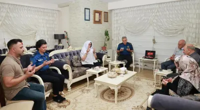 Mersin Emniyet Müdürü Fahri Aktaş Şehit Veysi Kakı’nın Ailesini Ziyaret Etti