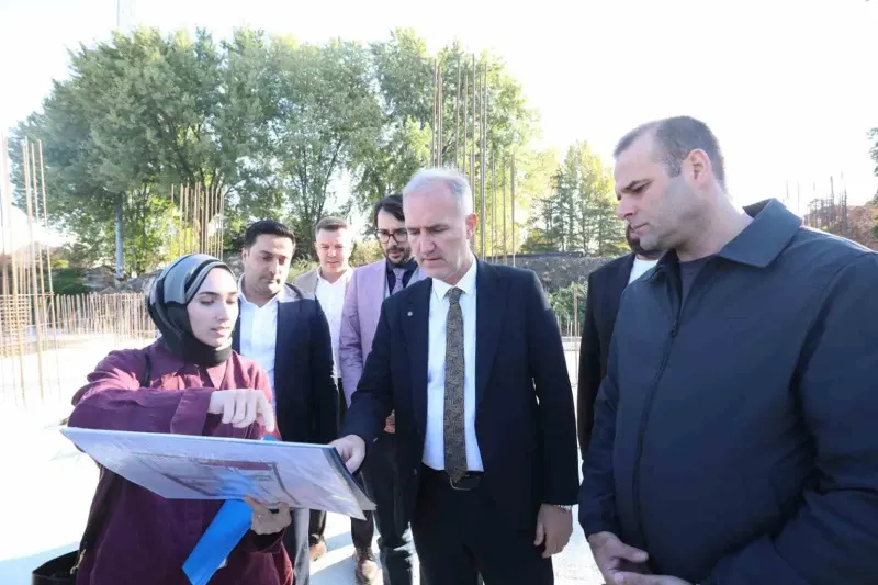 İnegöl'deki Botanik Nikah Ve Etkinlik Salonları Projesinde Çalışmalar Hız Kesmeden Sürüyor