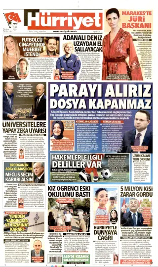 Hürriyet manşeti