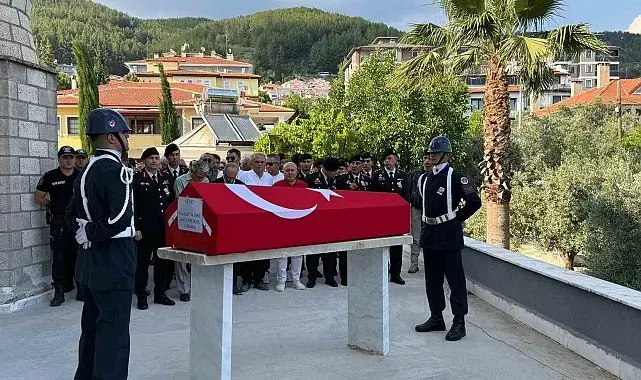 Muğla'da vefat eden gazi törenle son yolculuğuna uğurlandı