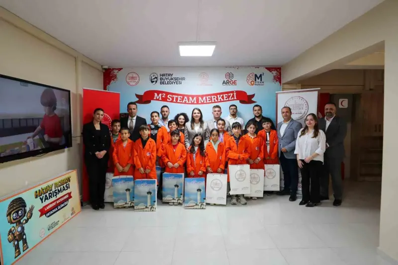 Hatay'da Çocuklara Yönelik Robotik Kodlama ve Tasarım Eğitimi Düzenlendi