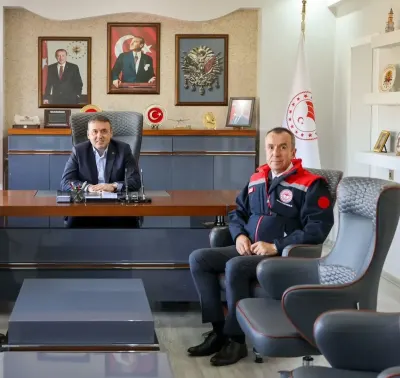 Bilecik Valisi Sözer'den Tarım ve Orman Müdürlüğüne Ziyaret