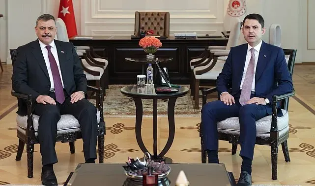 Bakan Çiftçi'den Bakan Kurum'a ziyaret