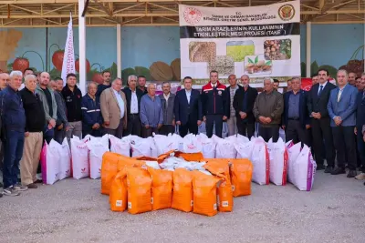 Bilecik'te Kanola Ve Yem Bitkisi Üretimi İçin Tohumlar Dağıtıldı